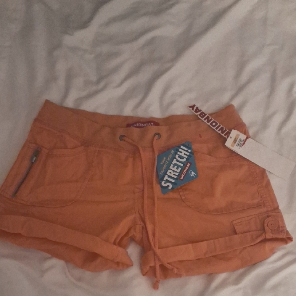 Aeropostale Orange Stretch Shorts